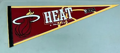 Miami Heat Basketball NBA Classic 12 X30  Team Pennant Dorm Room Decor Flag NEW • $14.95