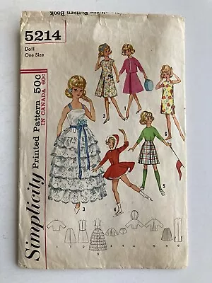 Vintage Simplicity Printed Pattern 5214 • $4.99