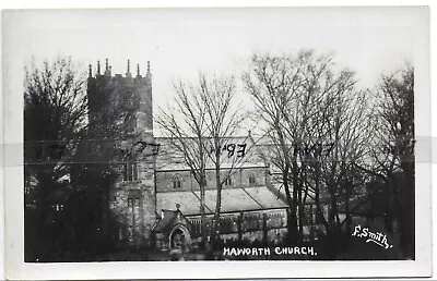 Vintage Bronte Postcardhaworth Parish Churchkeighleybradfordyorkshirerp • £2.99