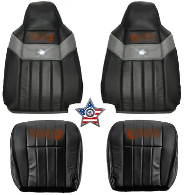 05-07 Ford F250 Harley Davidson Driver & Passenger Complete Leather Seat Covers • $559.99