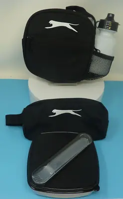 Slazenger Lunch Box And Pencil Case Set-black • £20