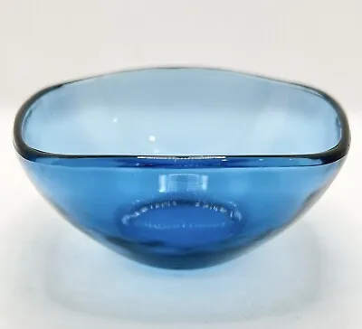 Vintage Vereco France Blue 11  Salad Bowl • $35