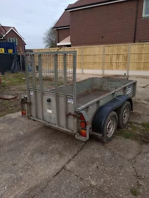 Ifor Williams Plant Trailer 8ft X 4ft New Brakes / Backplates LED Lights Ramp • £1350