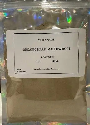Marshmallow Root Organic Powder / Farm Fresh Packed USA Free Ship • $8.95