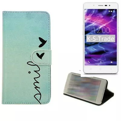 For Medion Life S5004 Protective Case Cover Bag Wallet Flipstyle Case Cover Stan • £23.51