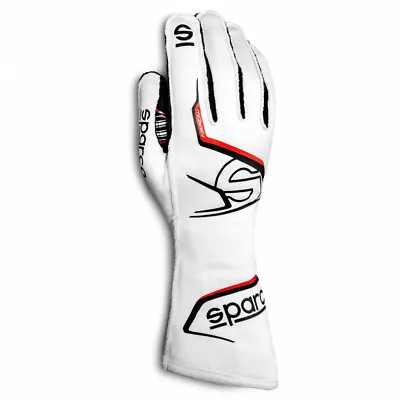 Sparco Gloves Arrow Kart | 10 | White/Black • $117.40