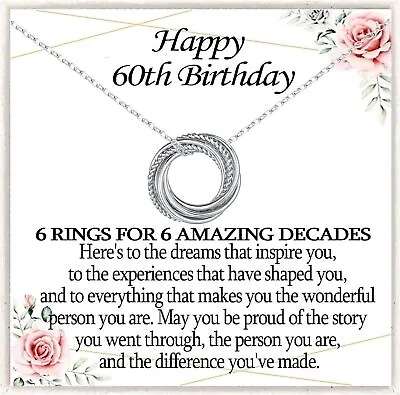 Gift 40th  Birthday Gifts For Women Her 30 40 50 60 70 Age New • £20.99