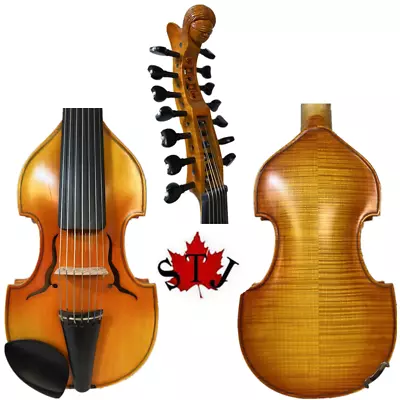 SONG Brand Profession Master 7×7 Strings 14  Viola D'Amore Carved Angel Neck • $799