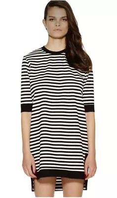 Alice McCall Size 6 Blackwhite Striped Dress RRP $395 • $70