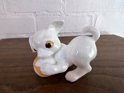£10 • Buy Royal Osborne Bone China Puppy Dog With Ball