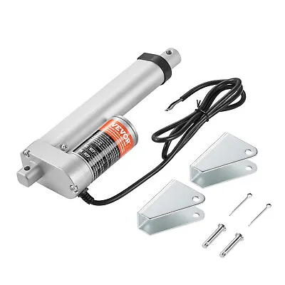 VEVOR Linear Actuator 12V 4 Inch High Load 330lbs/1500N 0.19 /s IP54 Protection • $43.99