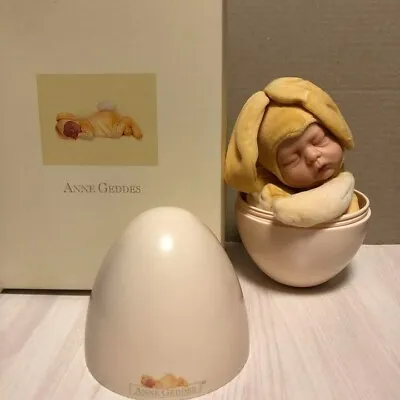 ANNE GEDDES Egg Baby Rabbit Doll Figure • $165.60