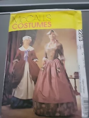 McCalls 2253 Halloween Costume Historic Dress Womens Uncut Factory Folded • $5.99