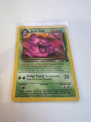 Dark Muk 41/82 Team Rocket Set - Uncommon - Pokemon TCG Card NM SLEEVED • £0.99