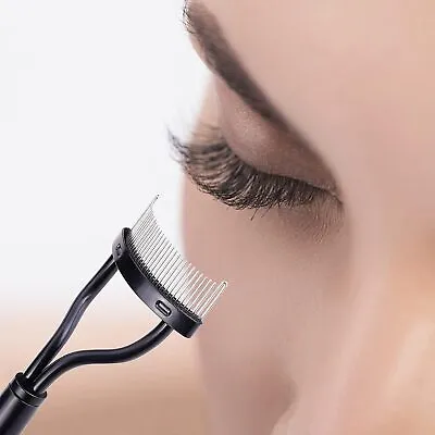 Eyelash Comb Separator Mascara Applicator Eyelash Definer With Comb Cover Arc • $7.29