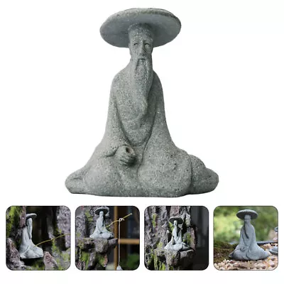 Miniature Man Figurine Japanese Zen Sand Garden Miniature Fairy Figurines • £9.69