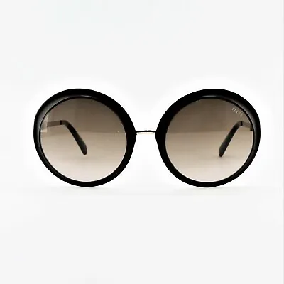 Emilio Pucci Sunglasses | Model EP 38 - Gold/Brown Coat • $165.57
