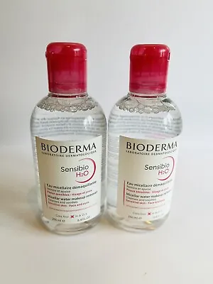 $22.98 • Buy 2 X Bioderma Sensibio H2O Face And Eyes Water Makeup Remover 8.4 Fl Oz