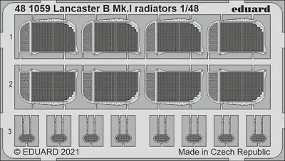 Eduard Accessories 481059 - 1:48 Lancaster B Mk.i Radiators 1/48 For HKM - New • £10.52