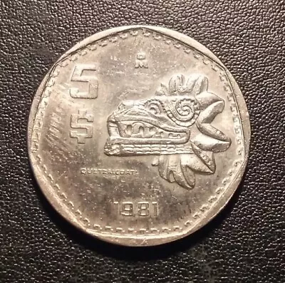  1981 Mexico Five Peso Coin • $2.65