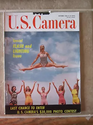 U.S. Camera Magazine October 1958 Flash And Lighting Issue PL • $9.99