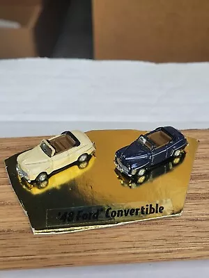 N Scale Lot Of Two 1948 Ford Convertibles • $1.95