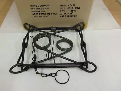 $61.95 • Buy 2  Duke # 330 MAGNUM Body Grip Traps Beaver Otter Bobcat Coyote Trapping 0431