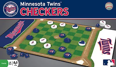 Officially Licensed MLB Minnesota Twins Checkers Board Game Ages 6+ • $19.99