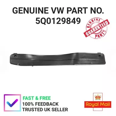 New Genuine Vw Golf Mk7 2013 - 2017 Rear Air Intake Trim Plate 5q0129849 • £32.99