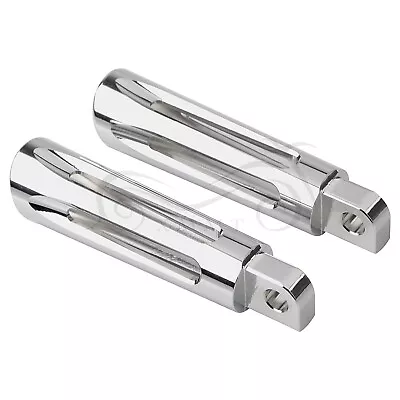 Chrome Shift Foot Pegs Male Rest Mount Fit For Harley V-Rod Softail Deluxe FLSTN • $20.98