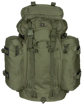 German Army 80L Tactical Backpack Mountain OD Green Bundeswehr MFH Airsoft • $124