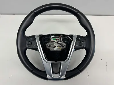 14-16 Volvo S80 XC70 S60 XC60 Black Leather Heated Steering Wheel 31332536 • $65