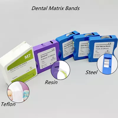 Dental Teflon/Stainless Steel Strip Roll/Resin Matrix Bands Matrices Retainer • $6.90