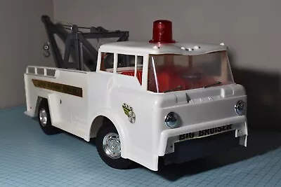 Vintage 1960's MARX Big Bruiser Super Highway Service Tow Truck Plastic Toy • $50