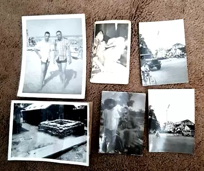 Lot Of Six Original Vietnam War Photos Of Da Nang Area Of Gay And Sexy Interest • $10