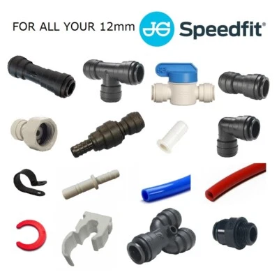 £1.45 • Buy John Guest 12mm Push Fit Plumbing Fittings - Caravan/Motorhome/Boat/Campervan