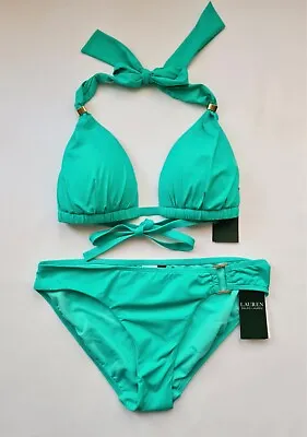 Ralph Lauren Bikini Set US 6 In Aqua • £75