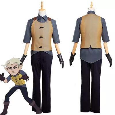 The Owl House Hooty Cosplay Costume Outfit Halloween Pants Shirt Vest Christmas • £51.59