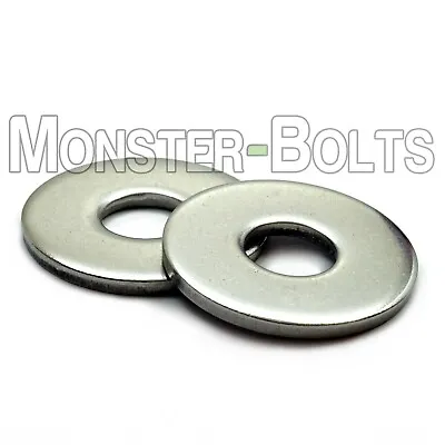 Stainless Steel Fender (Penny) Washers A2 DIN 9021 - M3 M4 M5 M6 M8 M10 M12 • $68.49