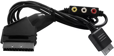 Audio Video Cable PS1 PS2 PS3 Lead Scart RGB Gun Input Psone Pal And Jap Av TV • £123.17