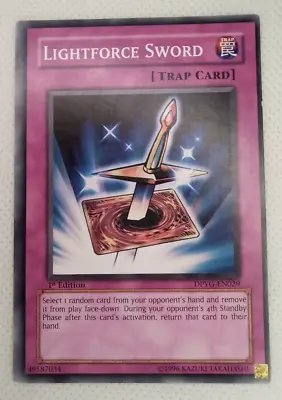 Yugioh DPYG-EN029 Lightforce Sword Miscut Error Card • £6.99