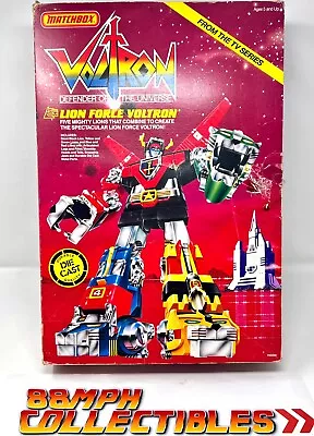 RARE COMPLETE Matchbox 1981 VOLTRON Lion Force + BLAZING SWORD & DIRECTOR LETTER • $1889.95