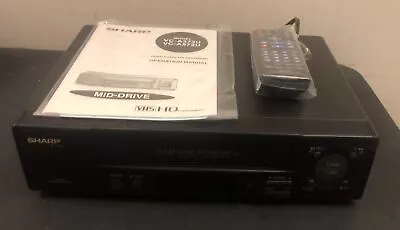 Sharp VC-A373U VCR 4-Head Sharp Super Picture S-VHS With Remote & Manual Works • $59.99
