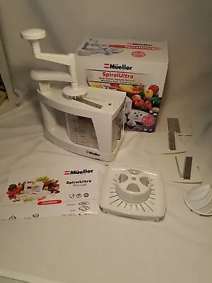 Müeller Austria 4 Blade Adjustable Mandoline Vegetable Slicer Spiralizer Juicer  • $5.94