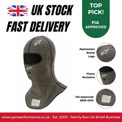 Alpinestars RACE V3 Fireproof FIA Approved Fire Resistant Racing Rally Balaclava • £65