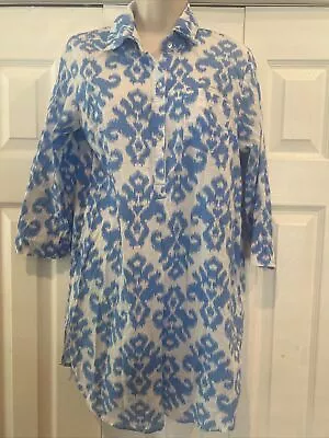 Stylish Mud Pie Blue/White Dress Size Small 4/6  • $3.25