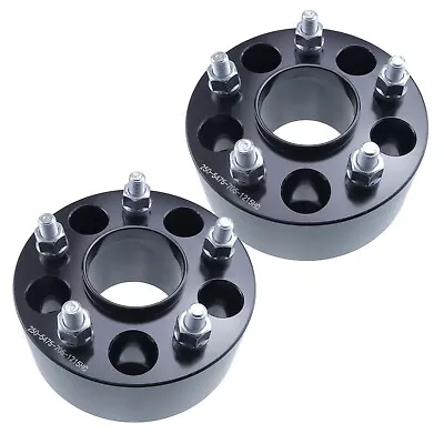 2x 2.5  5x4.75 To 5x4.75 Hubcentric Wheel Spacers W/ Lip | 12x1.5 Fits Chevrolet • $75.95