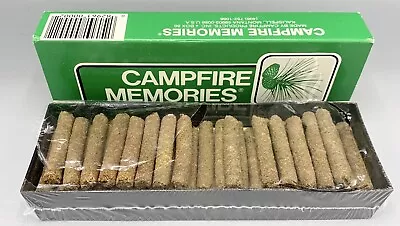 Vintage Campfire Memories Miniature Yule 33 Logs Refill OPENED PACKAGE • $16.95