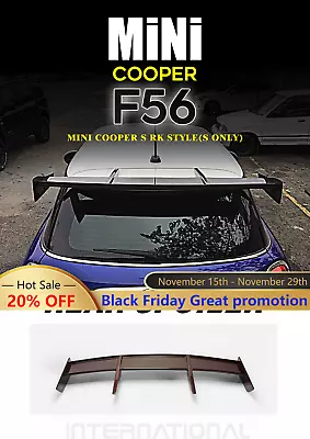 For F56 Mini Cooper S(S Only)RK Style Red Carbon Fiber Rear Spoiler Roof Wing • $299