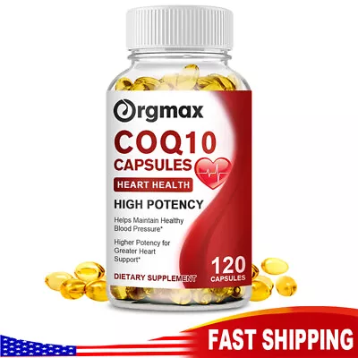 COQ 10 Coenzyme Q-10 300mg Heart Health Support Increase Energy & Stamina 120PC • $13.99